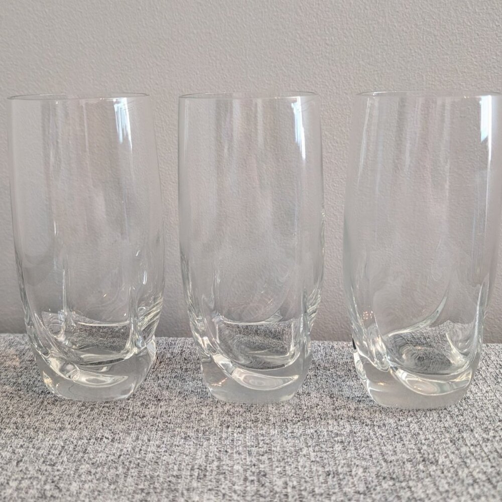Luigi Bormioli "Ravel" Highball/Drinking Glasses, Set of 3